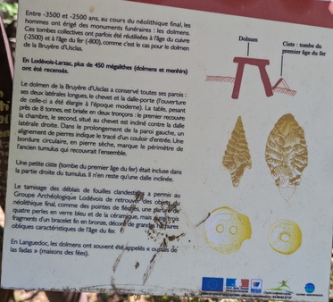 Dolmen de la Bruyère d'Usclas Dolmen de la Bruyère d'Usclas